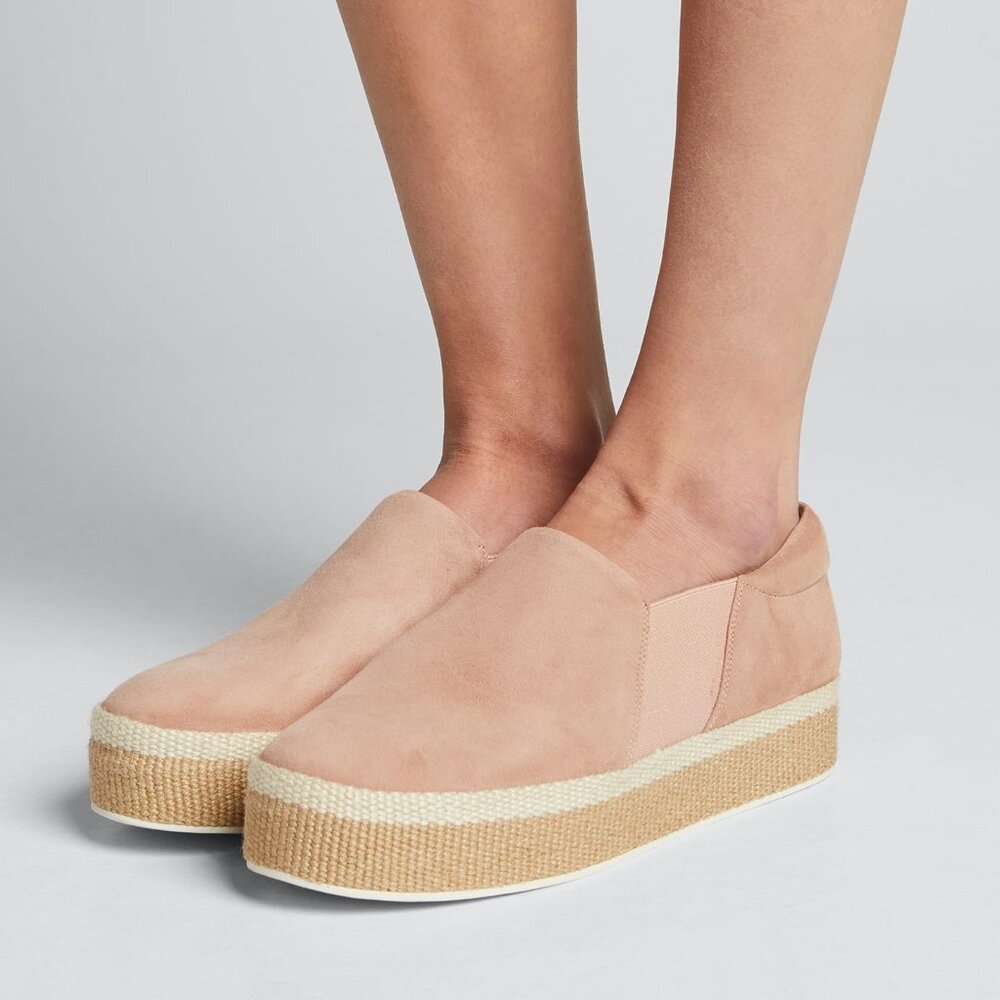 ✨ NWOB Vince Wilden Suede Espadrille Platform Sneakers Size 8, 10 ✨ - Picture 2 of 15